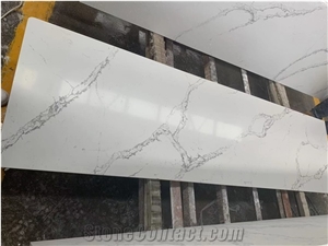 Advantageous Calacatta Quartz Engineered Stone Slabs