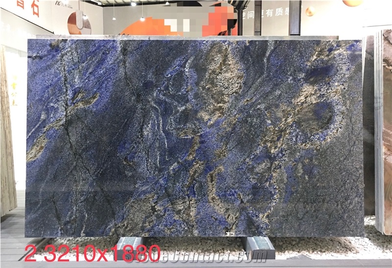 Azul Bahia Granite Slabs Tile Luxury Stone Stock