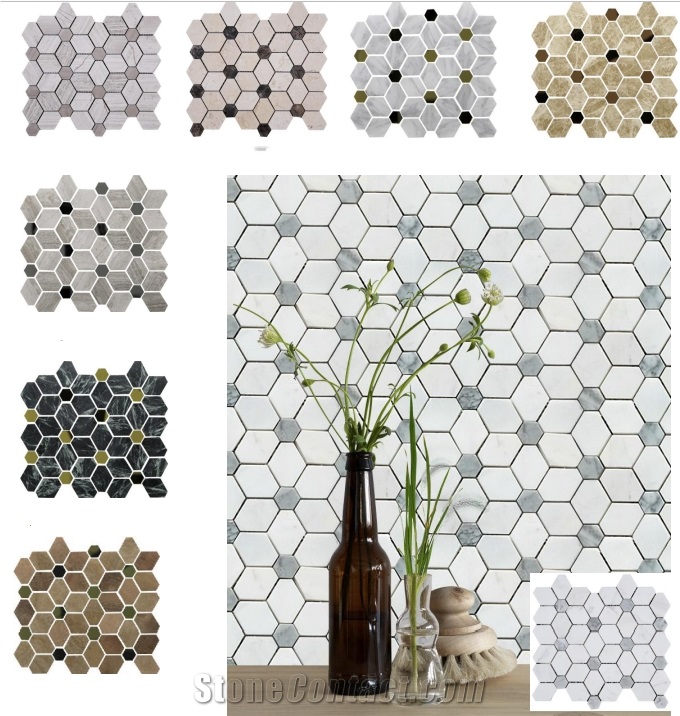 Beautiful Design! Backsplash Mosaic Marble, Customer Size