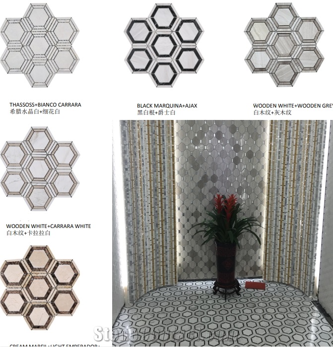 Beautiful Design! Backsplash Mosaic Marble, Customer Size