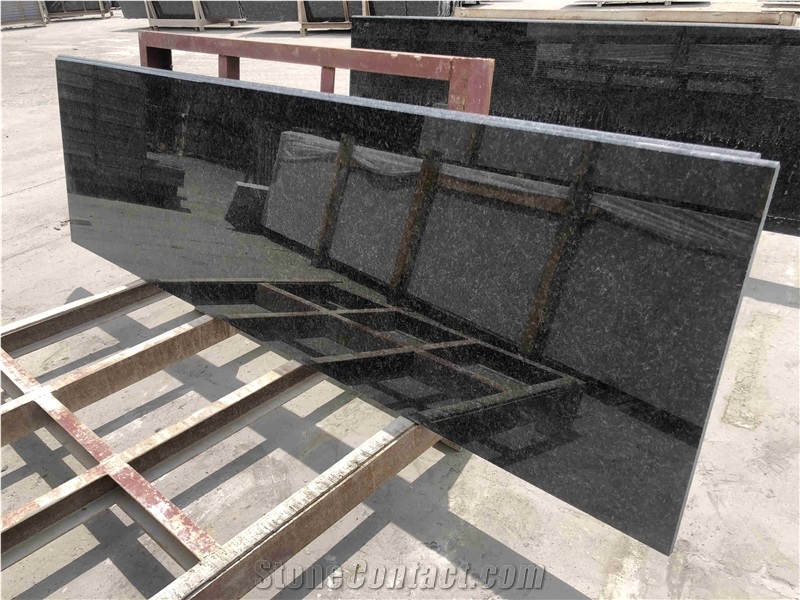 Nero Angola Black Granite Wall Tiles, Best Price