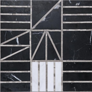 Water-Jet Marble Mosaic, Nice Design, Own Factory