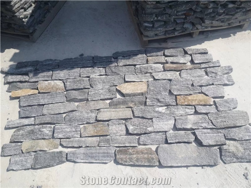 Green Quartzite Wall Cladding Panels Rock Ledge Stone