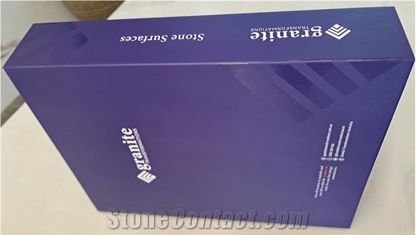 Hardboard Sample Book 5 Pages With UV & Transparent Pocket