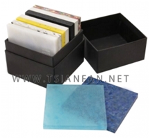 Plastic Tile, Solid Surface And Stone Sample Pack Box