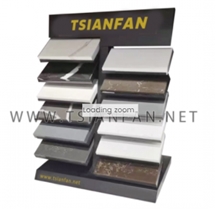 Quartz Porcelain Tile Sample Table Stand Rack