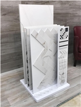 Wooden Porcelain Flooring Tile Sample Board Display Stand