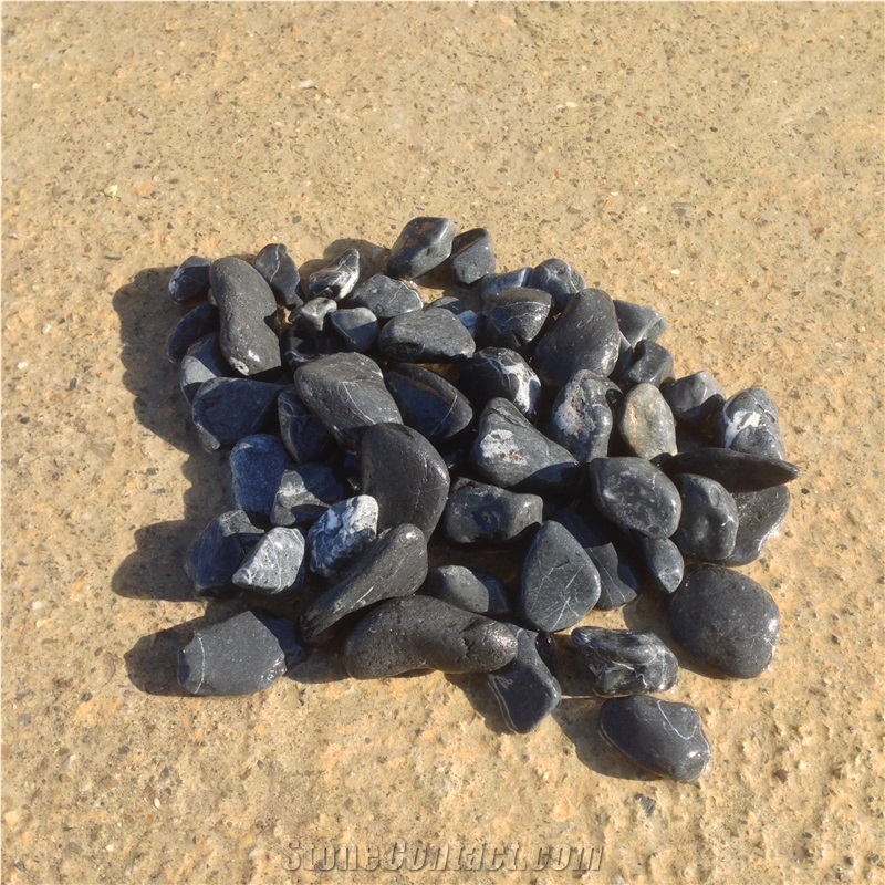 Tumbled Basalt Pebbles & Gravels