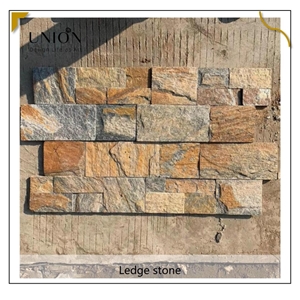 UNION DECO Culture Stone Natural Rusty Quartzite Wall Panel