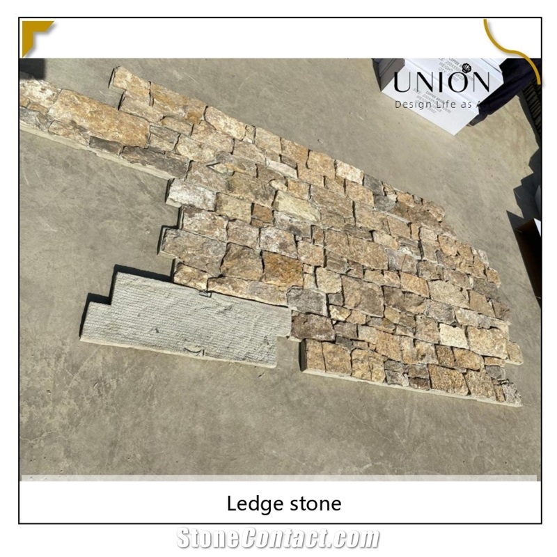 UNION DECO Home Decoration Z Shape Stacked Stone Veneer