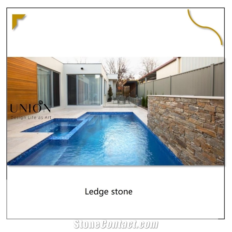 UNION DECO Natural Quartzite Ledger Stone Veneer Stone Panel