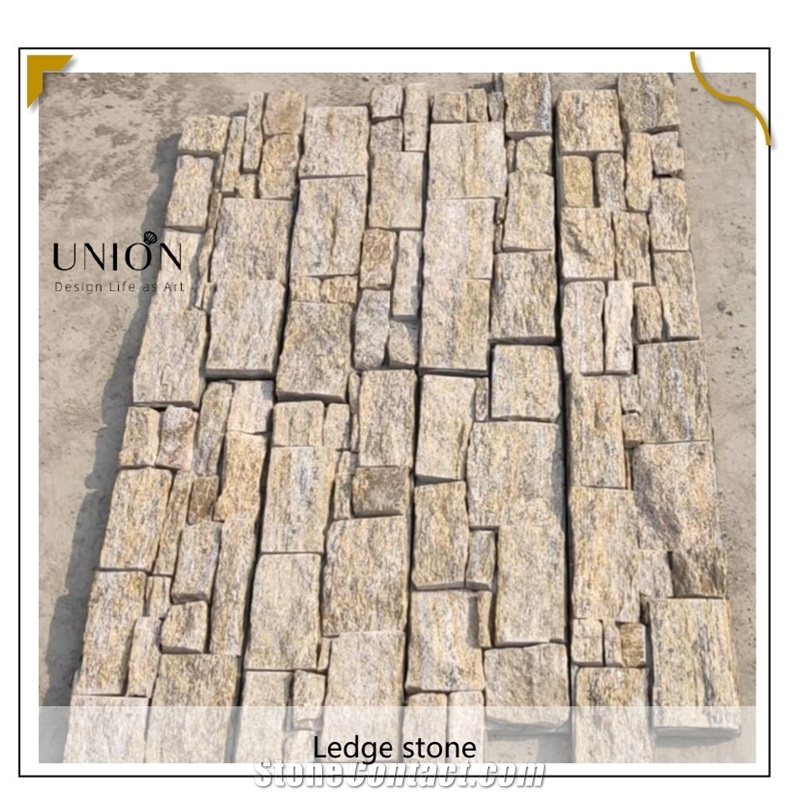UNION DECO Tiger Skin Granite Stone Wall Panel Cement Stone