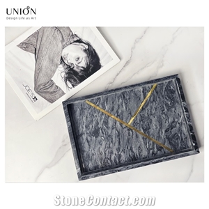 UNION DECO Wholesale Hotel Rectangle Marble Serving Tray