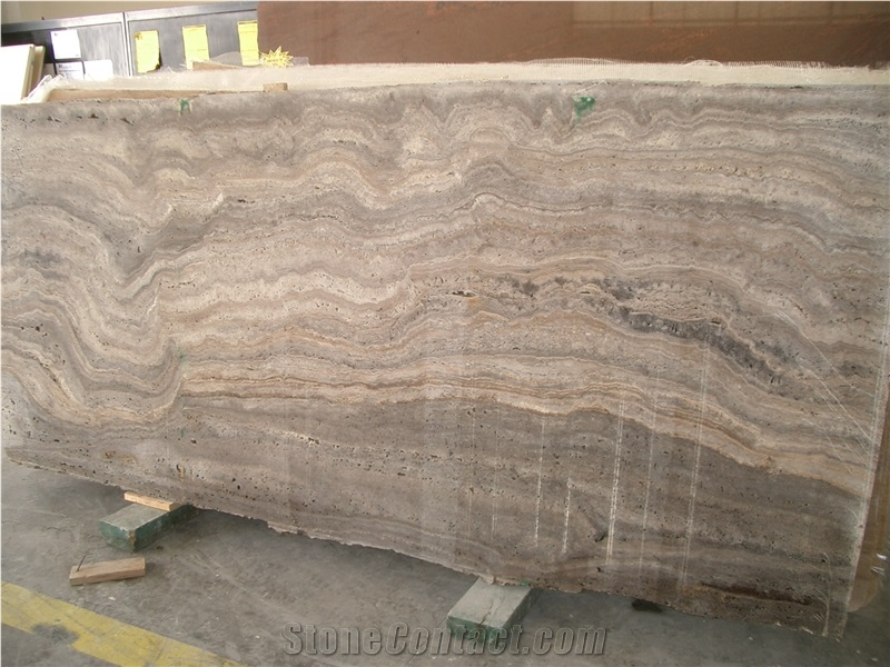 Siver Travertine Slabs