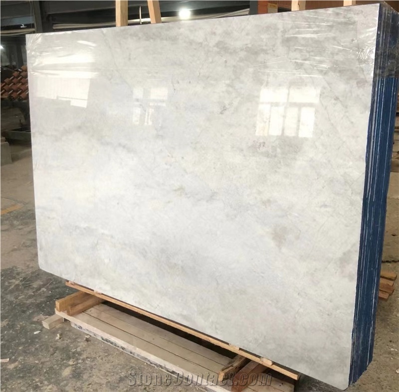 New Super White Marble Slabs Super Grey Marble Tiles