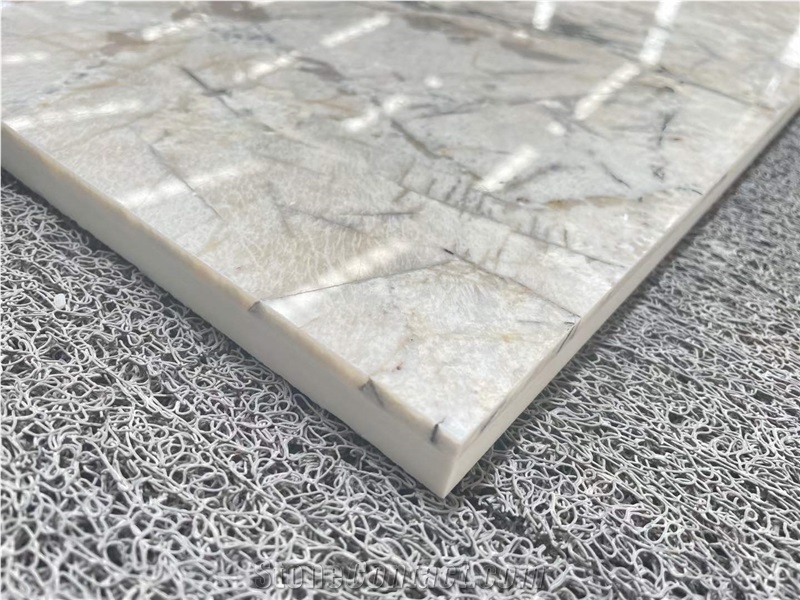 Ultra Thin Pandora Marble Backed Sintered Stone Thin Laminated Panels