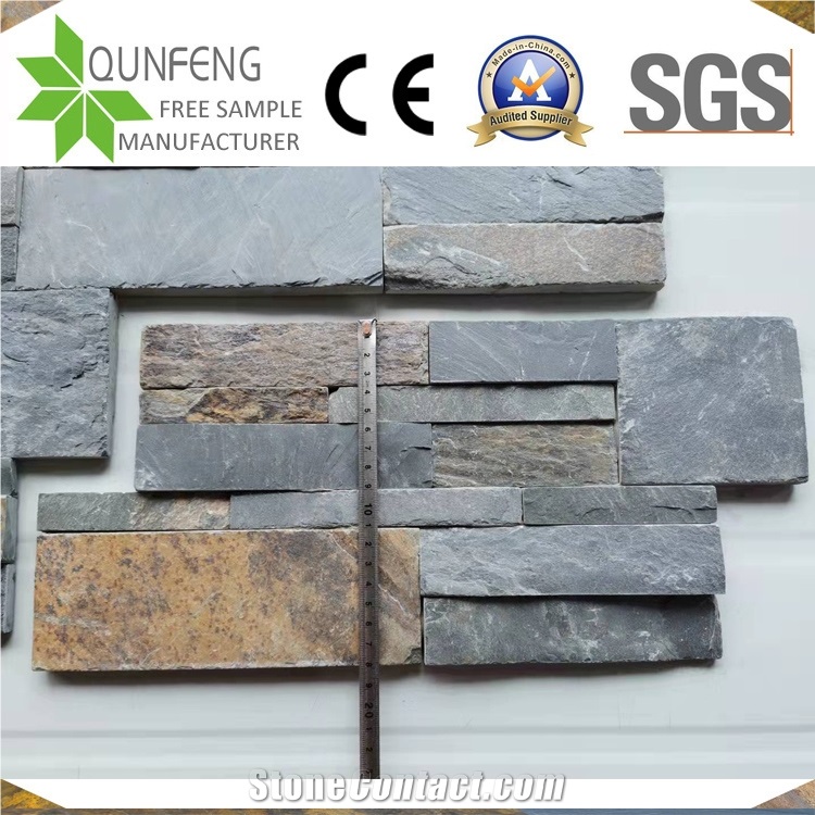 Cheap Popular 35*18Cm S Shape Desert Slate Panel Ledge Stone