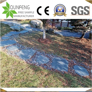 China Natural Black Random Walkway Slate Landscaping Stone