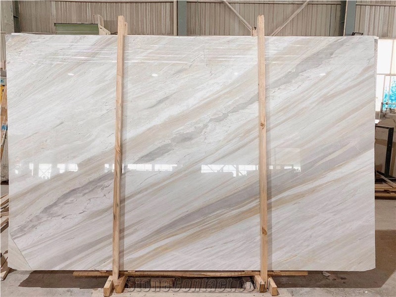 Earl White Marble With Cross Vein