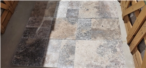 Silver Latte Travertine Tiles