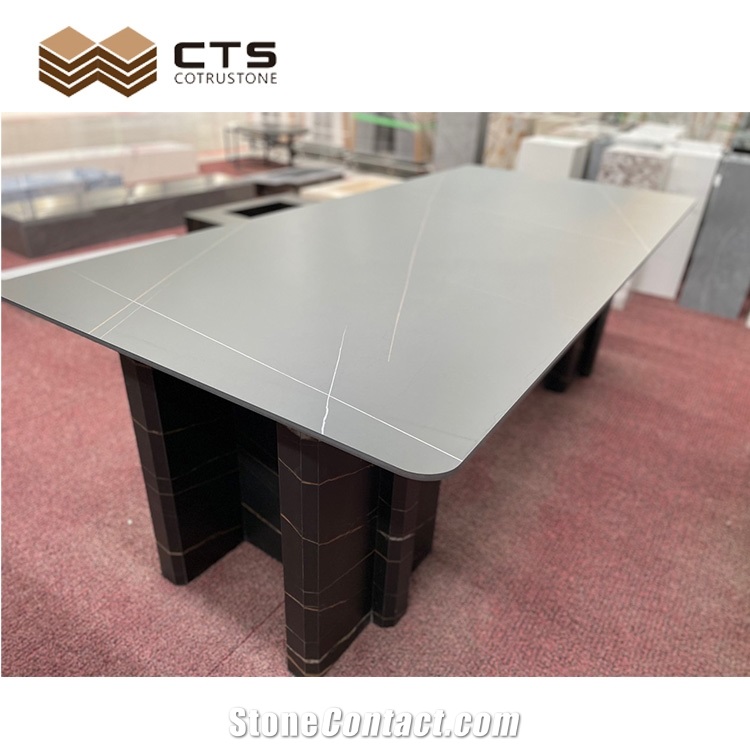 Cheap Sintered Stone Furniture Kitchen Table Custom Decor