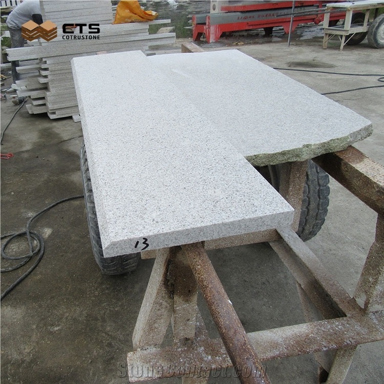 Wholesale Pearl White Granite Cut Into Tiles Edge Processing
