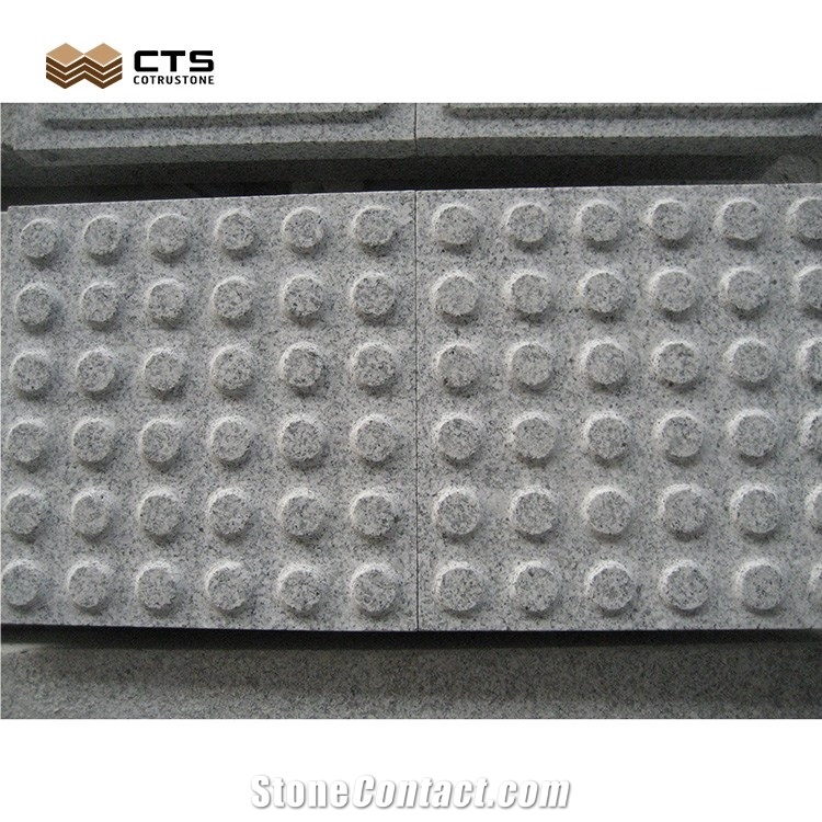 Blind Stone Paver G603 Granite Outside Road Customized Size Tactile Pavers