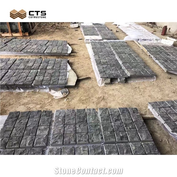 Cheap Andesite Cube Paving Stone For Outdoor Application