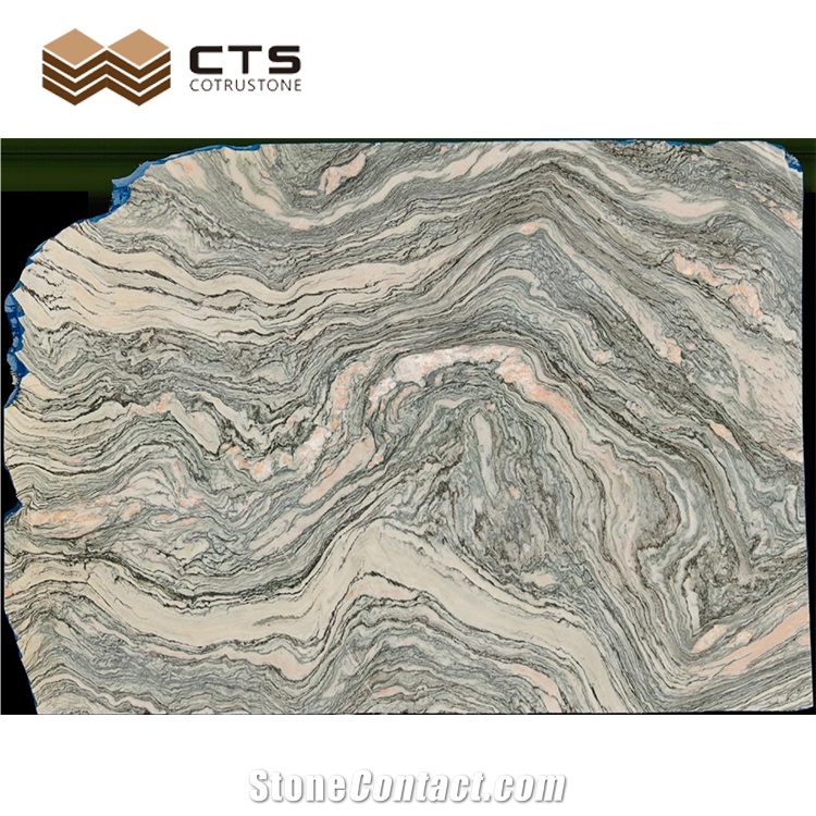 Nature Wooden Feature Cloud Granite Chinese Style Slabs