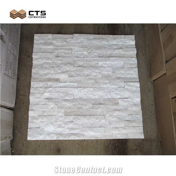 White Culture Stone Loose Wall Cladding Best Price High End