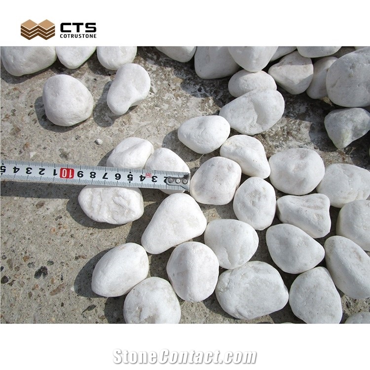 White Marble Pebble Stone