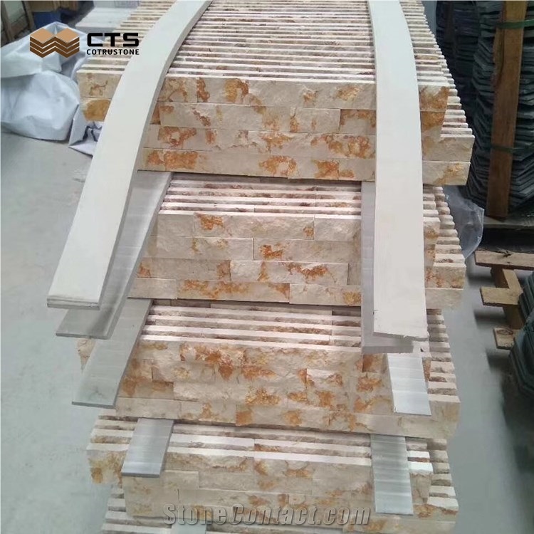Yellow Culture Stone High End Select Type Wall Veneer Stone