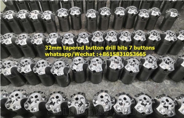 Drilling Head For Stone Quarry And Mining Drilling