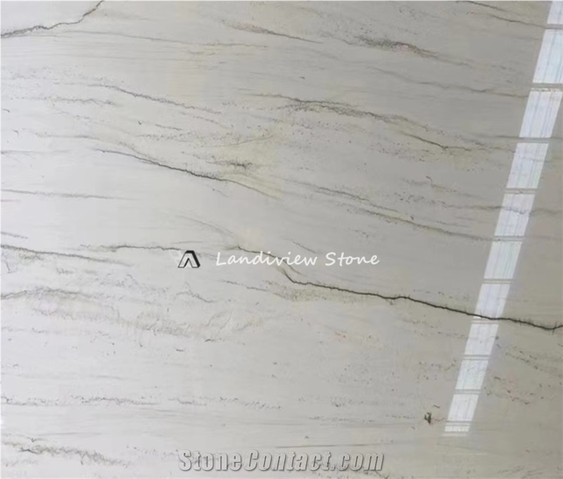 Mont Blanc Quartzite Slabs For Kitchen And Bathroom