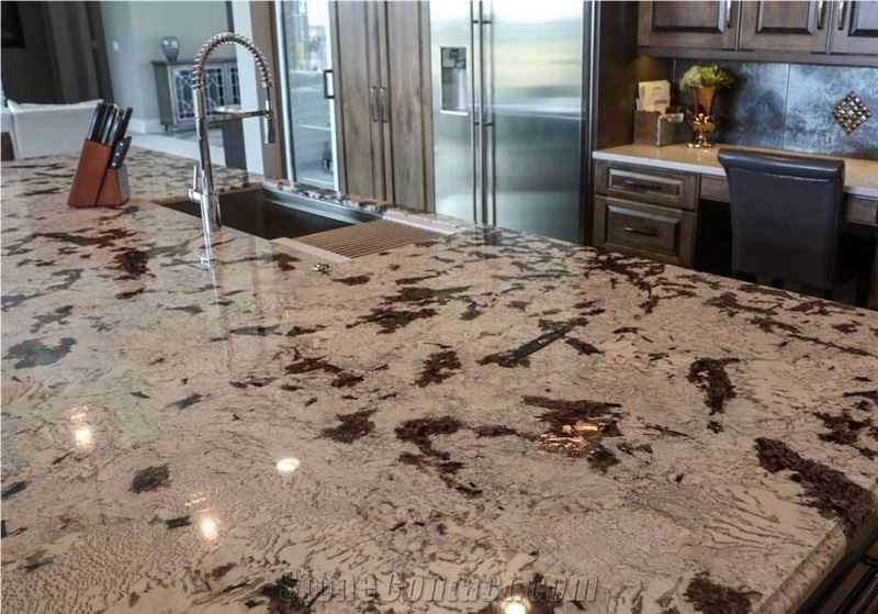 Splendor White Granite Countertop Benchtop Island from China ...