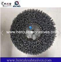 Fickert Diamond Grinding Brush To Gain Leather
