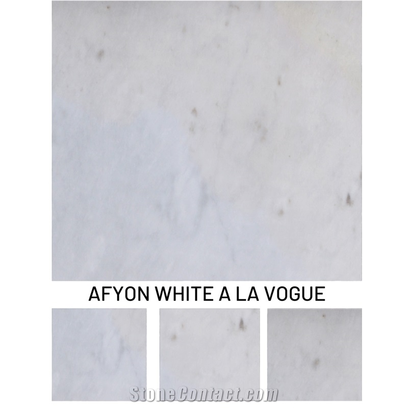 Afyon White Marble Stones