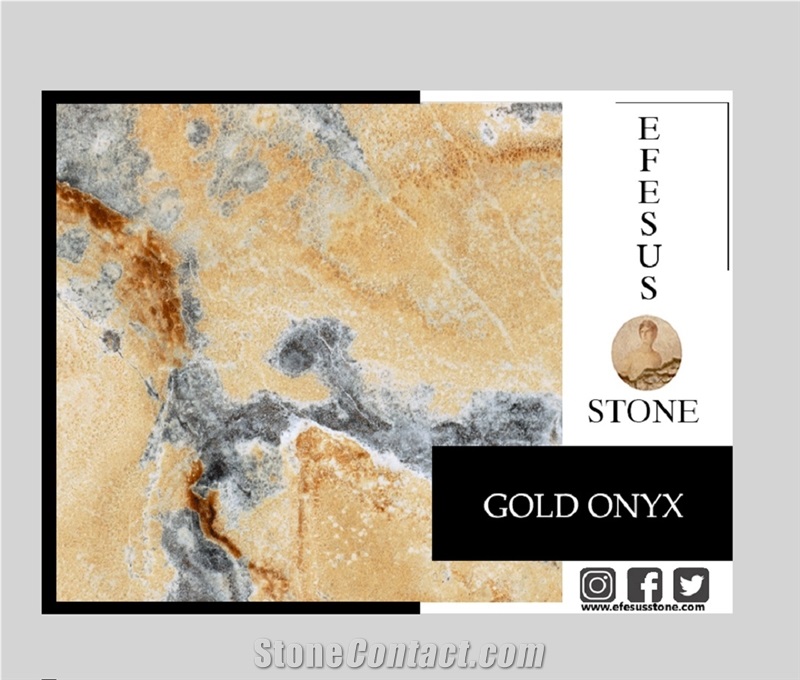 Gold Onyx Stones