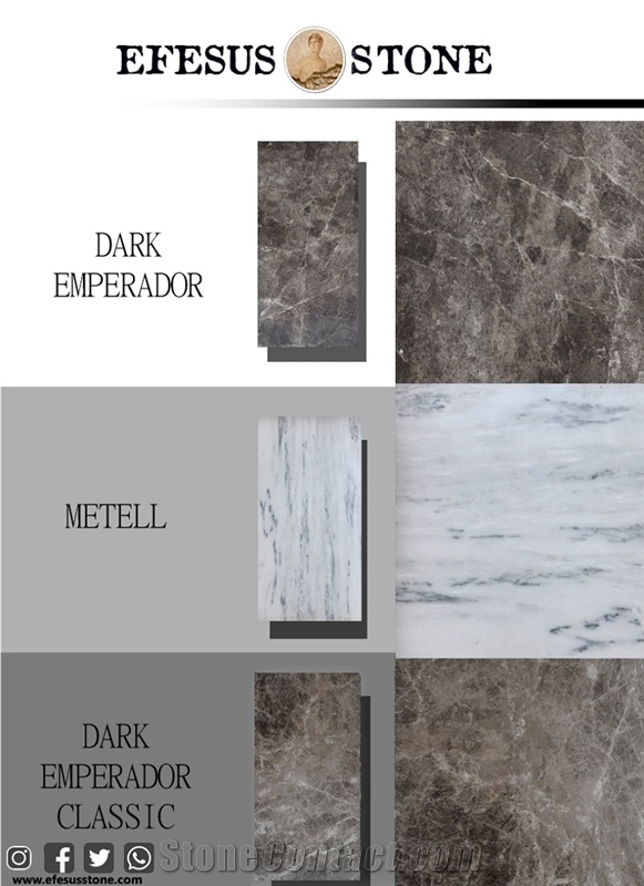 Turkish Dark Emperador Marble Selections
