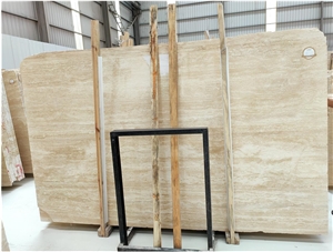Turkey Beige Travertine Classic Denizli Travertine Slabs