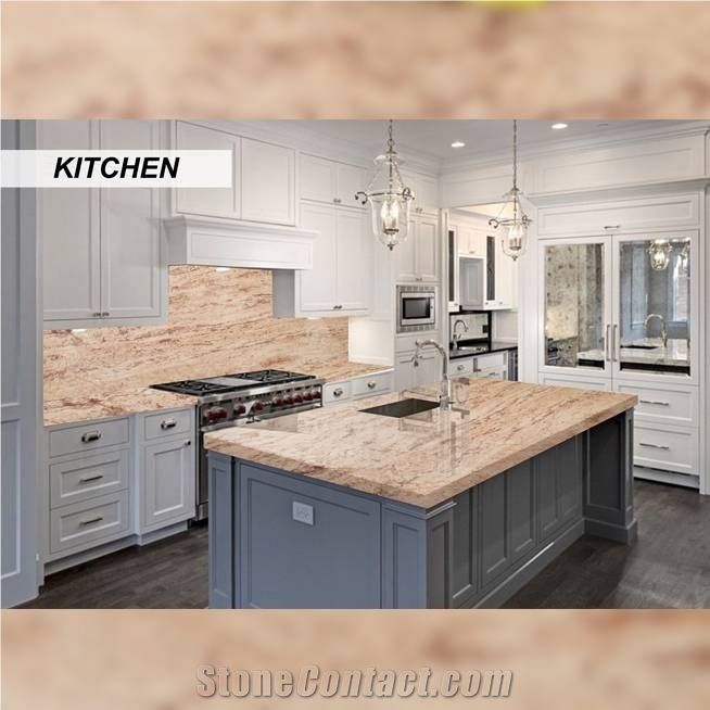 Ivory Brown Granite-Shivakasi Granite Kitchen Countertops