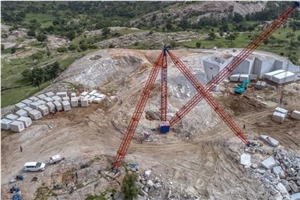 Terra Azul Granite- Blue Flower Granite Quarry