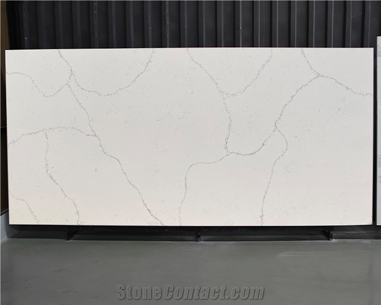 High Quality Artificial Quartz Stone Sheet White Calacatta