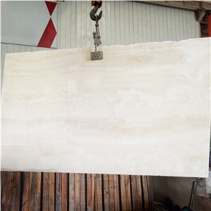 Italy Ivory White Travertine Claddling Wall Travertine Slabs