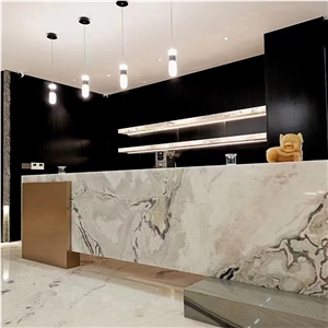 Oyster White Marble Commercial Counters
