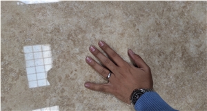 Cream Travertine Slabs