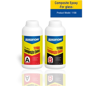 AB Clear Stone Epoxy Resin Adhesive For Glass Composite