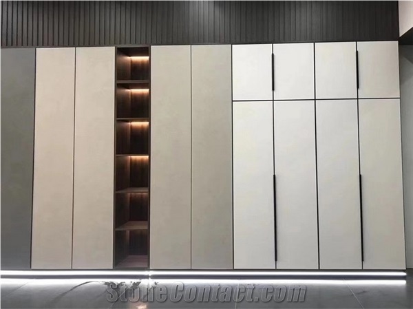 Sintered Stone Wardrobe Door, Kitchen Cabinet Custom Design