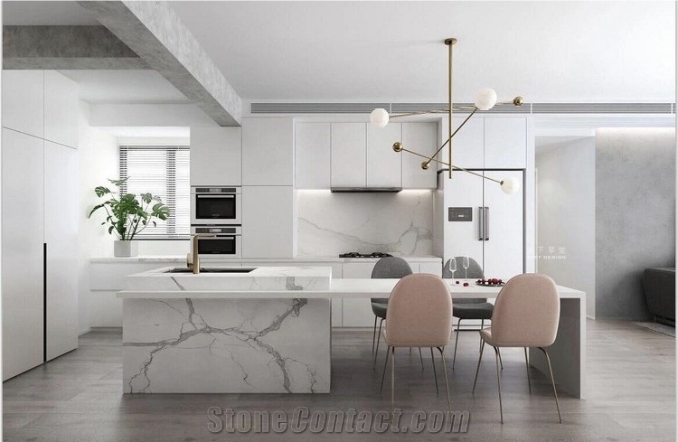 Sintered Stone Island Tops Modem Kitchen Design