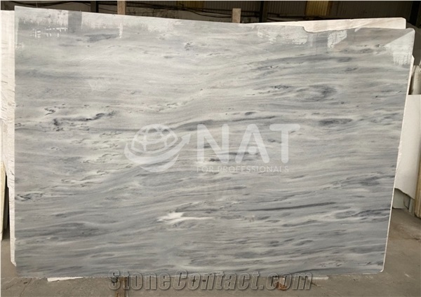 Vietnam Grey Marble Slab - Grey Vein Marble Tribeca Polished